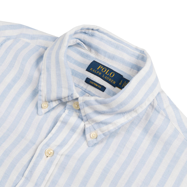 Polo Ralph Lauren Custom Fit Striped Linen Shirt