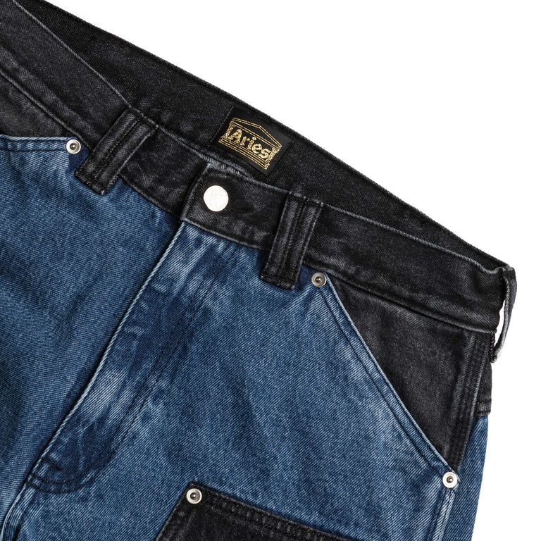 Aries Colourblocked Denim Carpenter Jeans