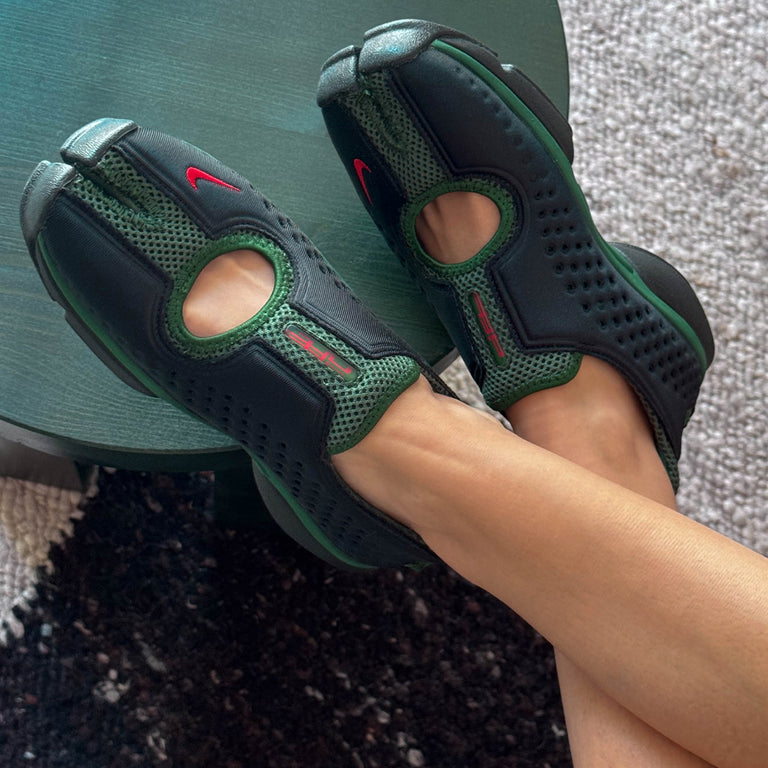 Nike Wmns Air Rift 2 *Kenya* - 36.5 / Black / Fire Red / Tm Dark Green - 2