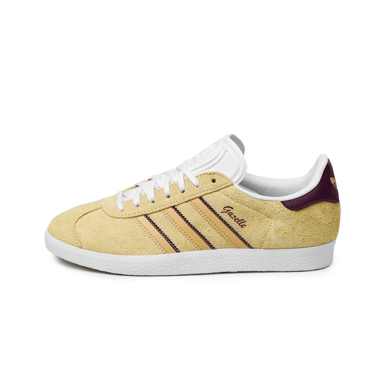 ad60769d0b2ed9122dad6e067eee773a3e3c2617 IE0443 Adidas Gazelle  Almost Yellow  Oat  Maroon 1 768x768