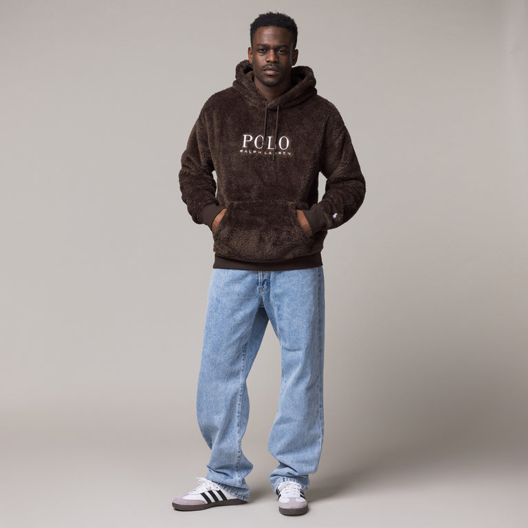 Polo Ralph Lauren Logo Pile Fleece Hoodie
