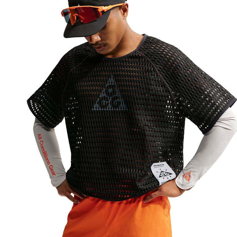 Nike	ACG Radical Airflow Men's Dri-FIT Short-Sleeve Trail Running Top - L / Anthracite / Cool Grey - 4
