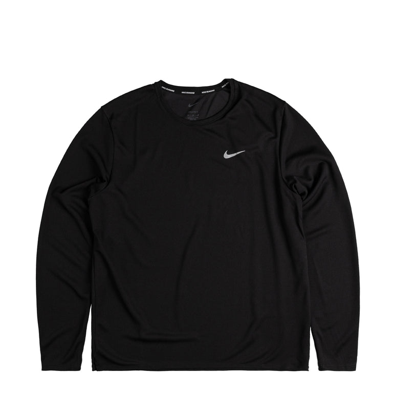 ae15aa480d3e53c3f79c5a0c608cf7fd2ceea7eb FB7070 010 online Nike Dri FIT Miler UV Running Longsleeve Black Reflective Silver os 1 768x768