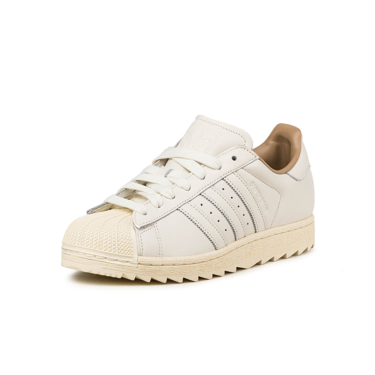 Adidas Superstar II *Ripple* - 47 1/3 / Core White / Core White / Warm Sandstone - 2