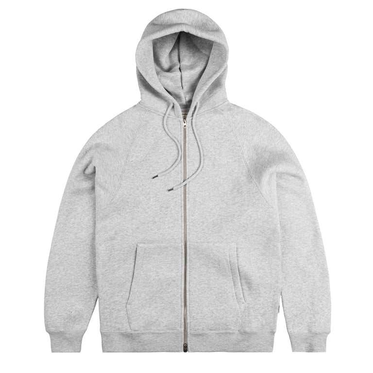 Asphaltgold Essential Zip Hoodie - XL / Heather Grey

