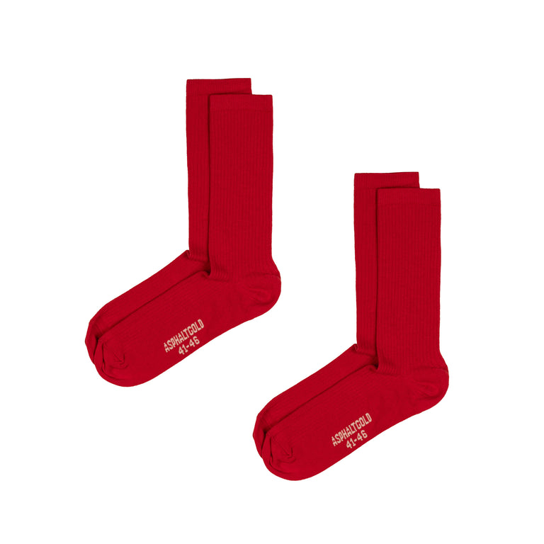 Asphaltgold	2-Pack Light Socks - 36-40 / Red
