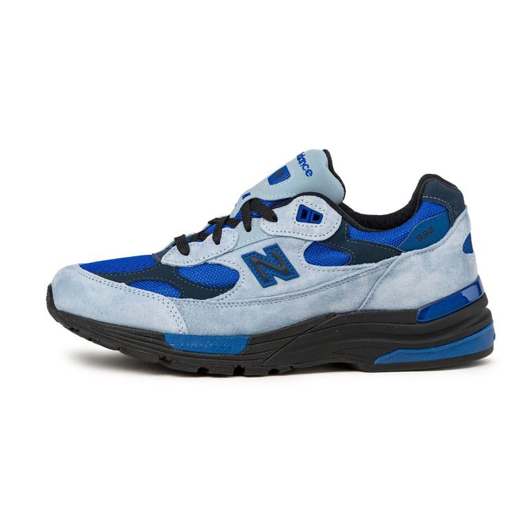 New Balance 992 *Made in USA* - 41.5 / Light Arctic Grey / Black / Blue Gemstone - 1
