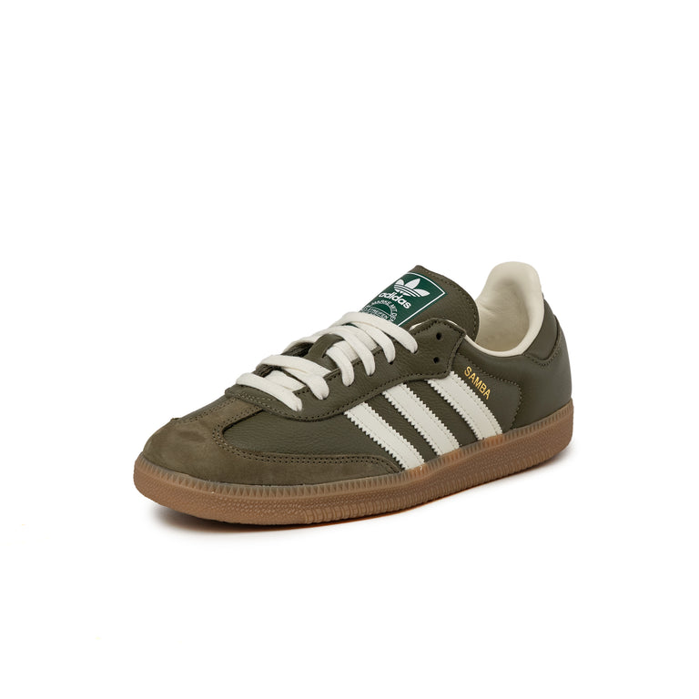 Adidas Samba OG - 48 / Medium Dark Khaki / Off White / Gum 4 - 4
