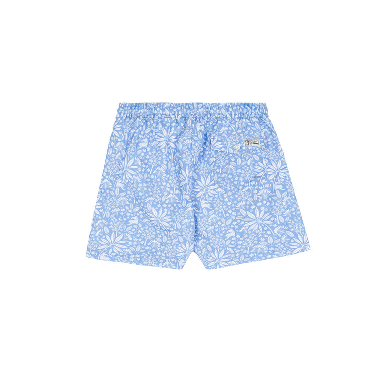 Polo Ralph Lauren Woven Trunk Swim Bottom - XXL / Blue Tiger Paradise - 2