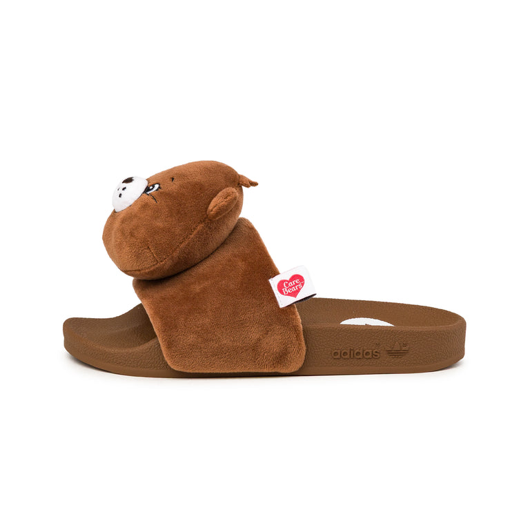 Adidas x Care Bears Adilette W - 38 / Dusky Bronze / Footwear White / Preloved Brown
