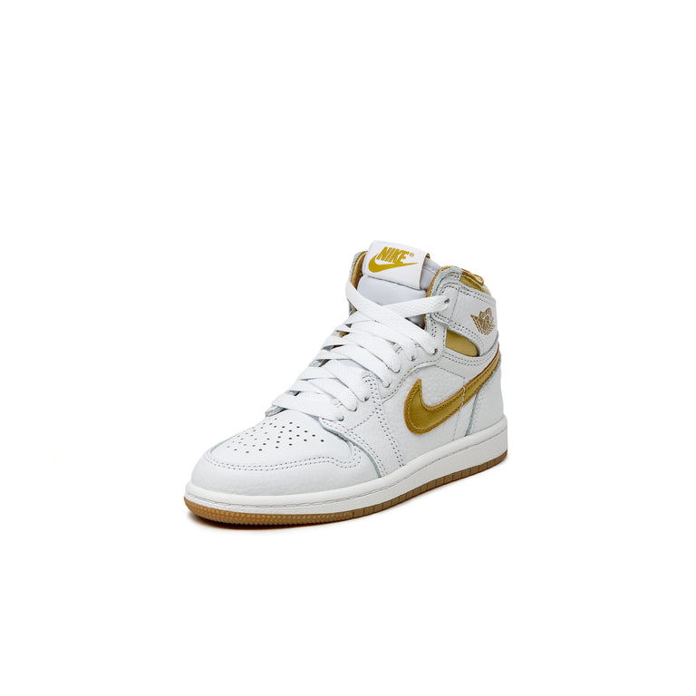 Nike Air Jordan 1 Retro High OG *White and Gold* *PS*