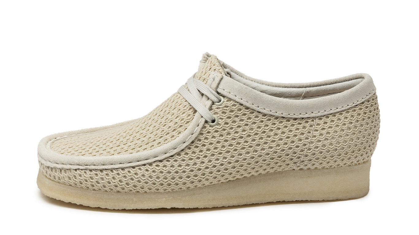 White clarks wallabees on sale