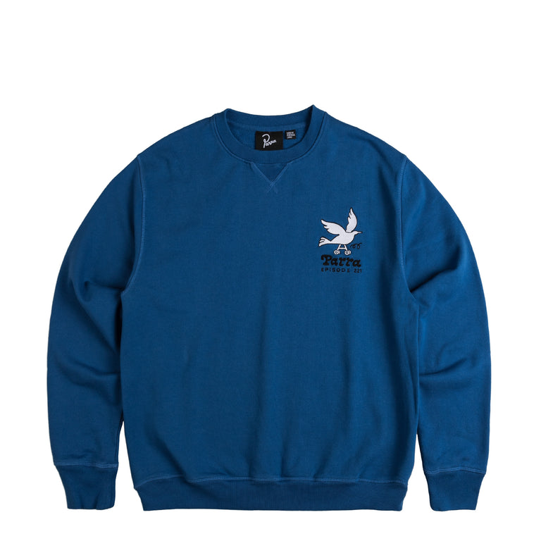 By Parra Wheel Chested Bird Crew Neck Sweatshirt