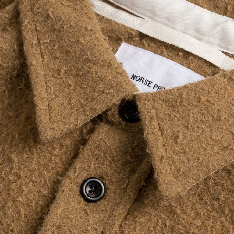 Norse Projects Silas Textured Wool Shirt