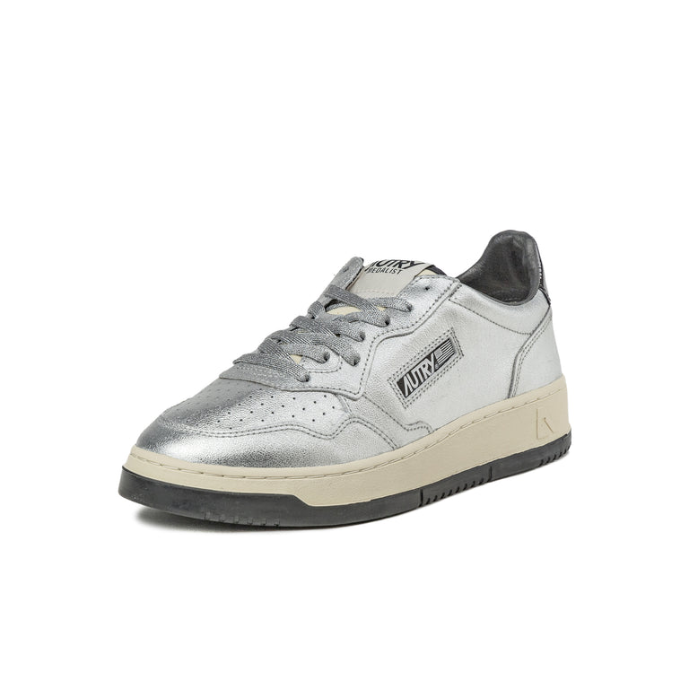 Autry Medalist *Lamb Leather / Pat* - 47 / Silver / Black - 2
