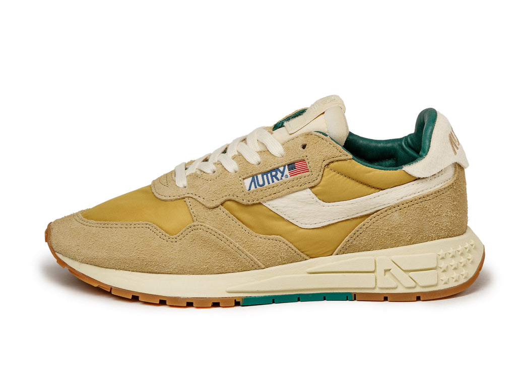 ★AUTRY★REELWIND LOW SNEAKERS IN FILLER NYLON AND SUEDE★ Autry Reelwind Low Sneakers In Filler Nylon And Suede