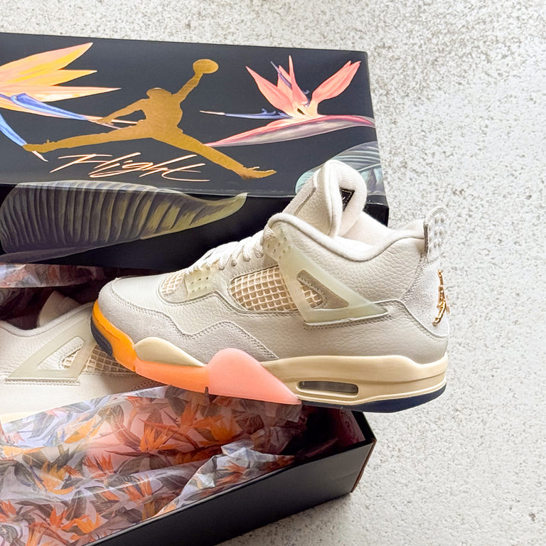 Nike Wmns Air Jordan 4 Retro *Birds of Paradise* onfeet