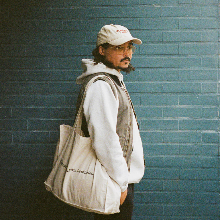 Asphaltgold x IDEA Running Late Cap onfeet