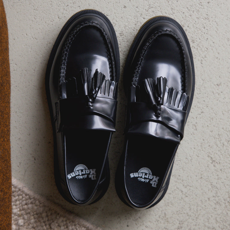 Dr. Martens Adrian Tassle Loafer onfeet