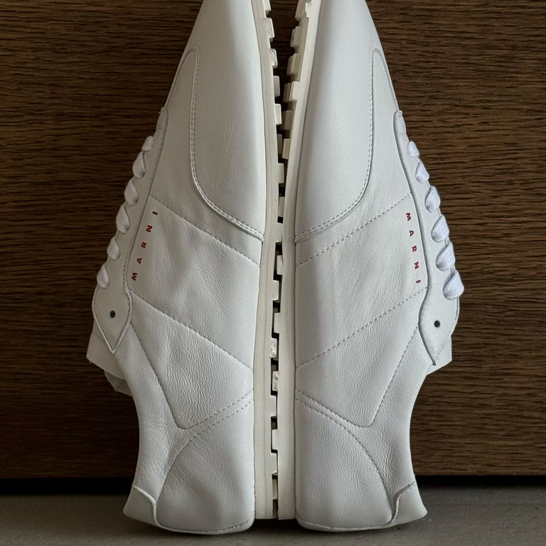 Marni Nappa Leather Softy Soccer Sneaker onfeet