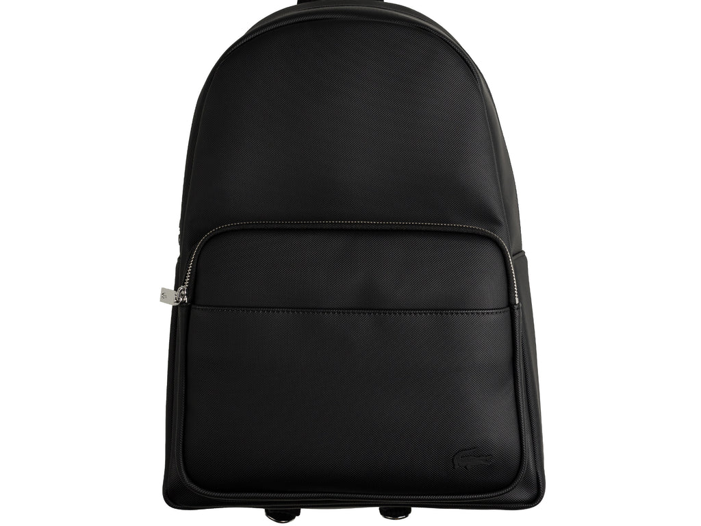 Lacoste leather backpack discount