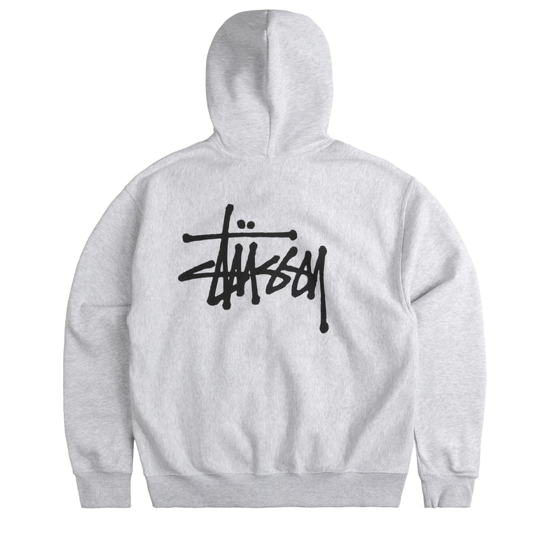 Stussy Basic Stussy Zip Hoodie – buy now at Asphaltgold Online Store!