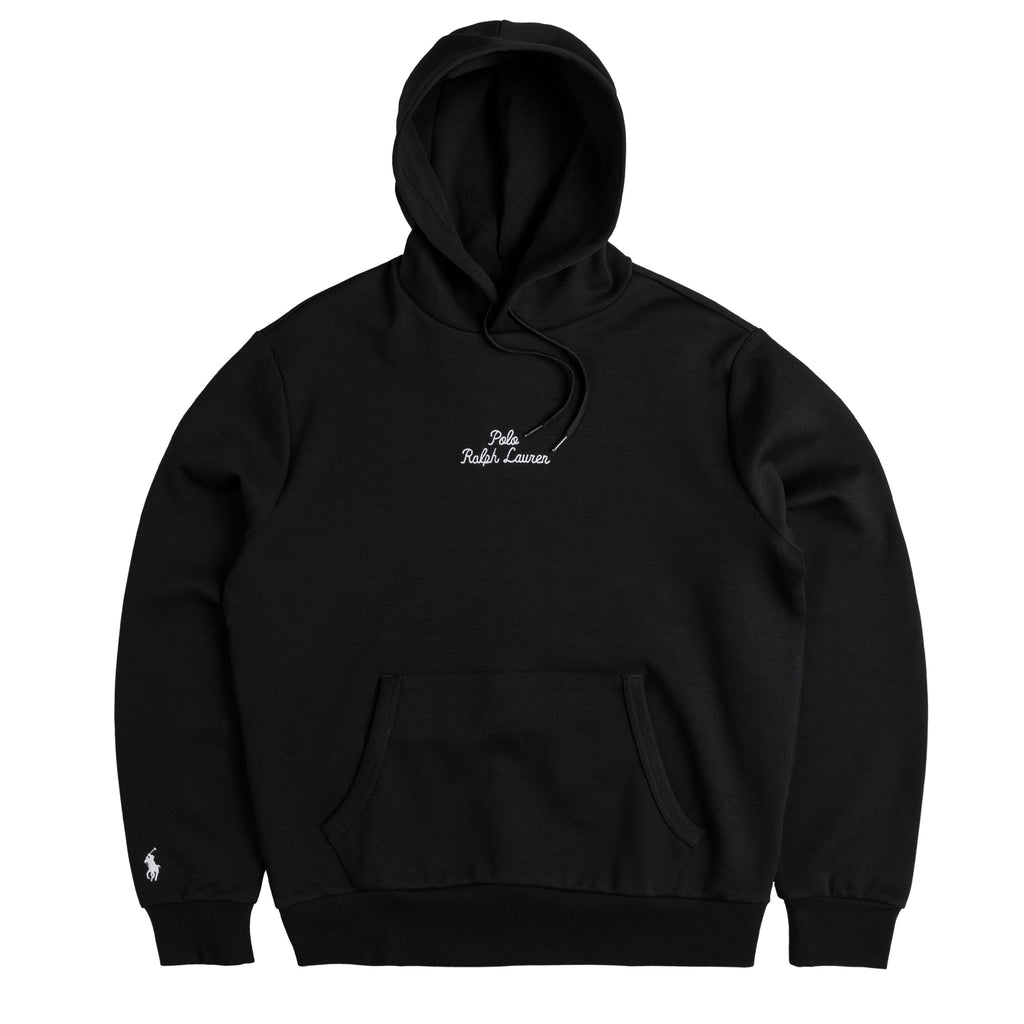 Ralph lauren logo double knit hoodie new arrivals