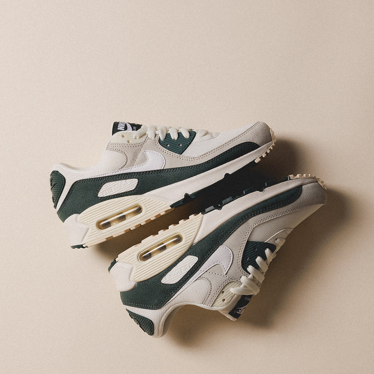 Nike air max 90 green and white cheap