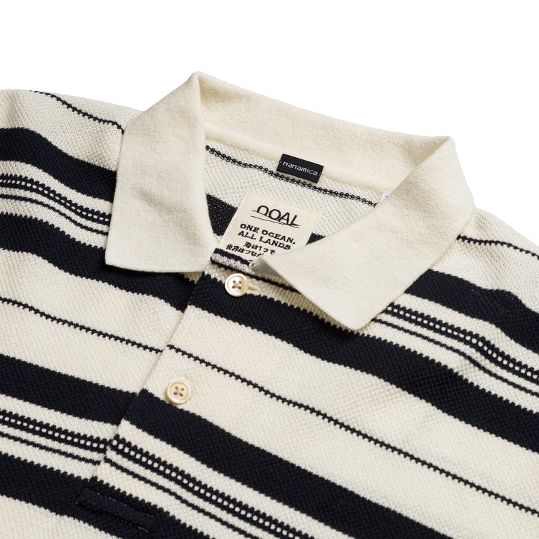 Nanamica Stripe Polo Sweater
