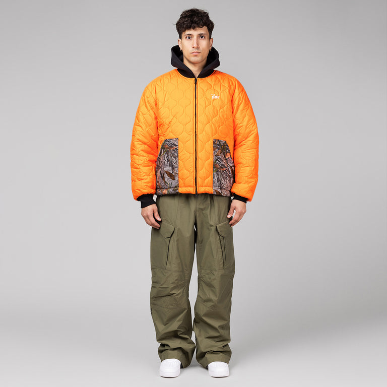 Patta Nature Print Reversible Canvas Bomber Jacket