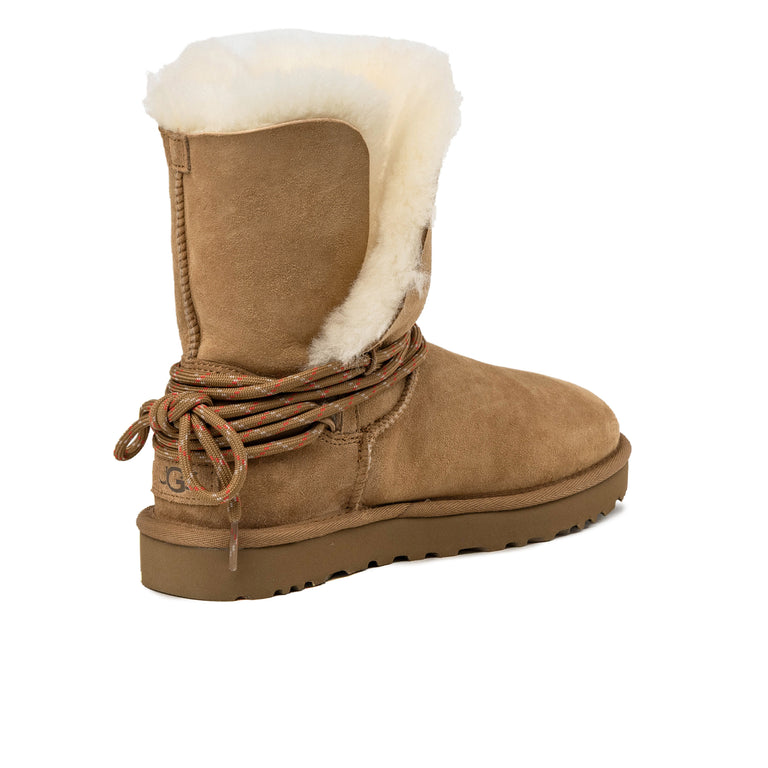 Ugg Wmns Bailey Tie - 41 / Chestnut - 3
