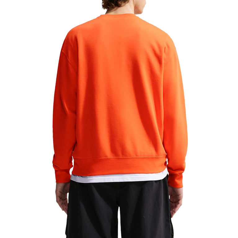 Nike	ACG *Tuff Fleece* Dri-Fit Crew-Neck Sweatshirt - XXL / Safety Orange / White - 3
