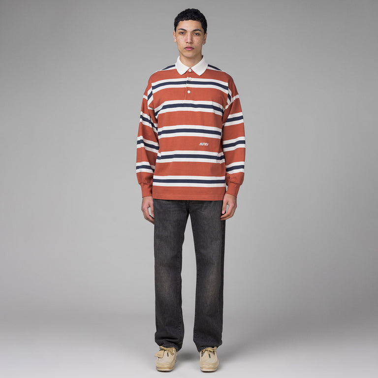 Autry Striped Polo Jersey