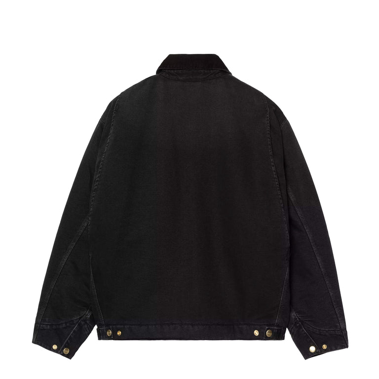 Carhartt WIP OG Detroit Jacket - XXL / Black / Black Stone Canvas - 2