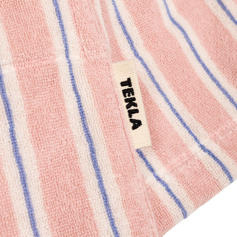 Tekla Hooded Bathrobe - L / Candy Stripes - 4
