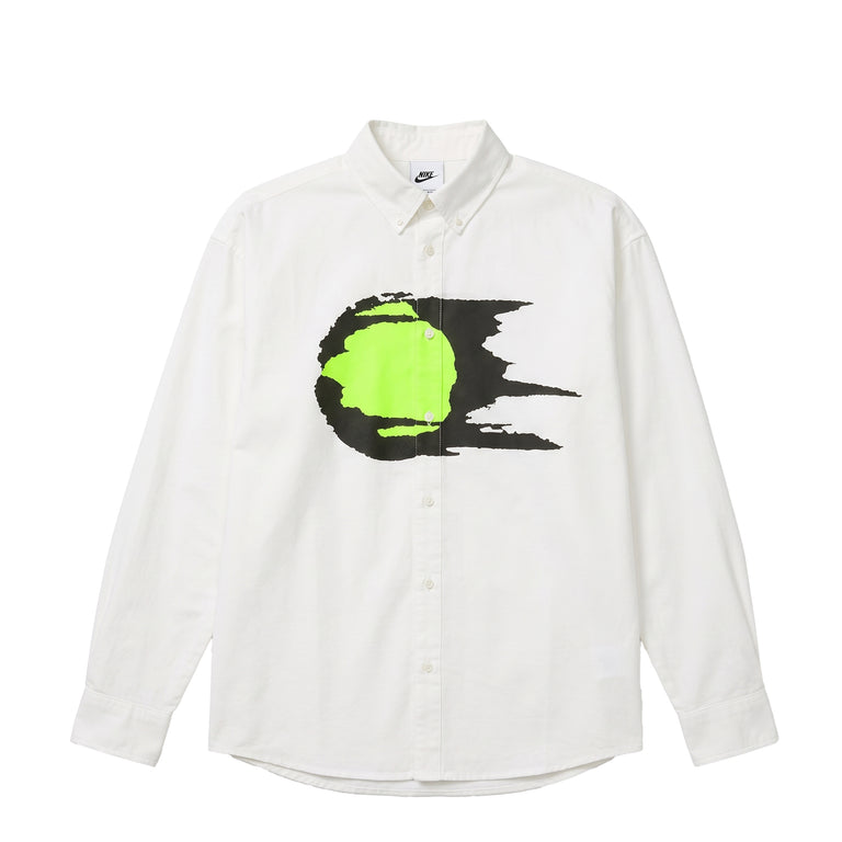 Nike	Club Rules Oxford Longsleeve Shirt - XXL / Summit White / Summit White
