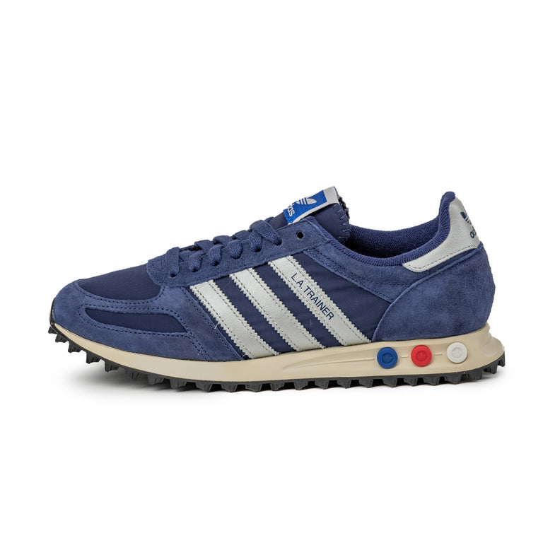 Adidas LA Trainer OG - 48 / Dark Blue / Silver Metallic / Off White
