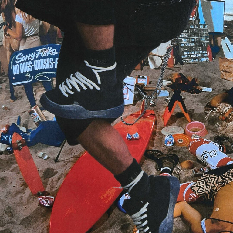 ERL Suede Vamps Skate Sneaker onfeet