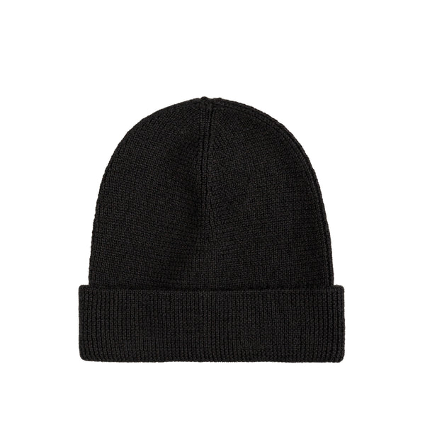 Our Legacy Men's' Wool Knit Beanie Hat in Black | LN-CC®