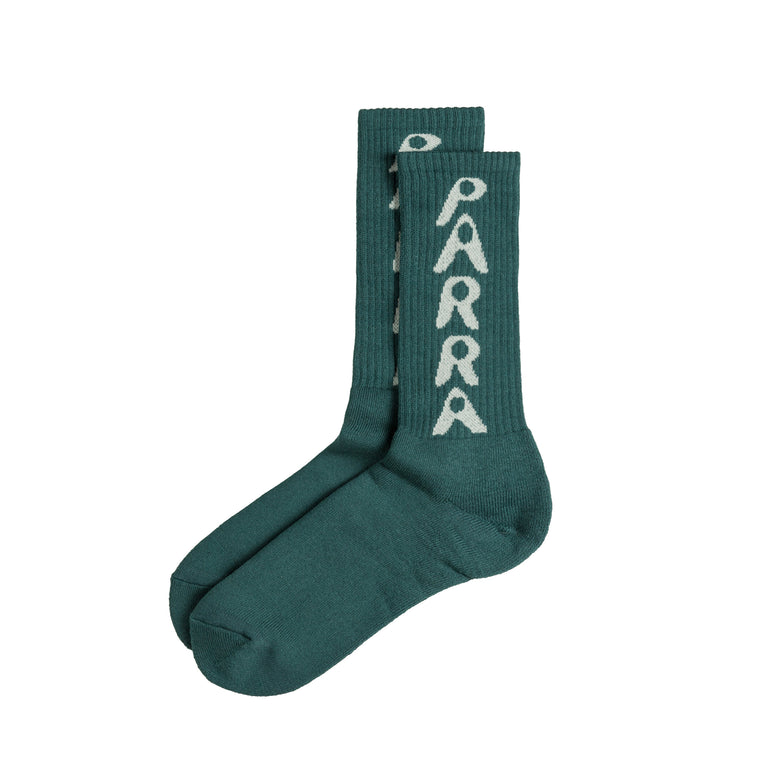 By Parra Hole Logo Crew Socks
