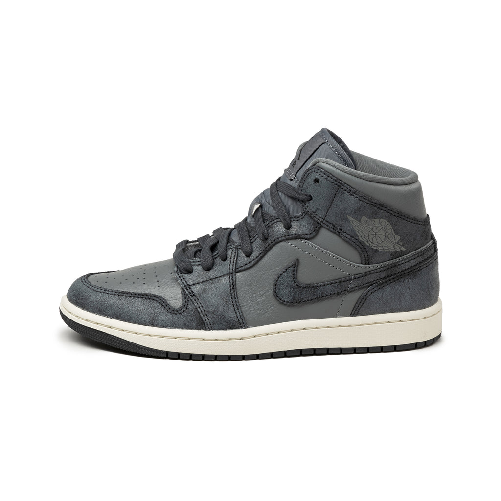 Nike Wmns Air Jordan 1 Mid SE Smoke Grey / Off Noir / Sail