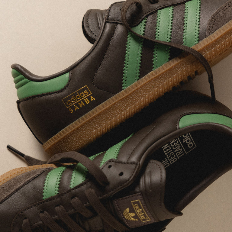 Adidas samba olive green store