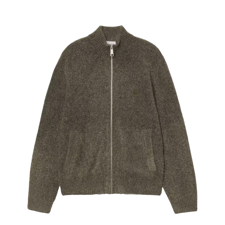 Carhartt WIP Curtis Sweater Jacket - XXL / Tangled Shungite - 1