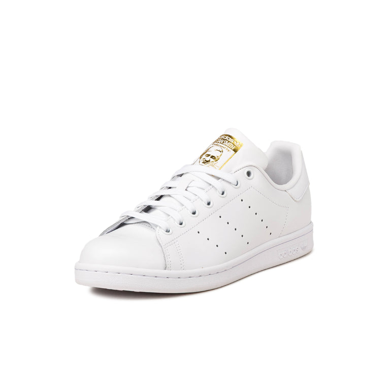 Adidas Stan Smith - 40 2/3 / Footwear White / Footwear White / Gold Metallic - 2