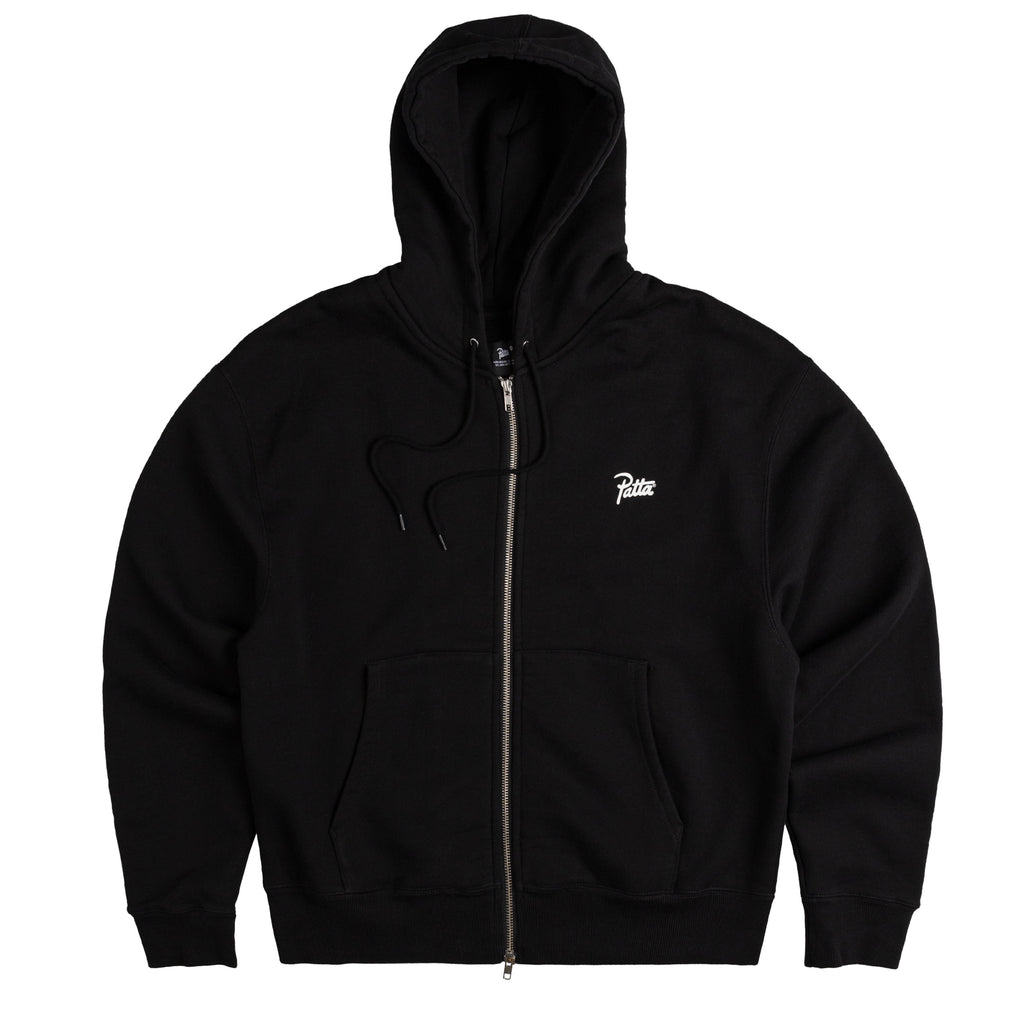 SATUR Zip-Up Classic Black パーカー　新品未使用 Hatsunex “MITERU” Zip upパーカー（モノクロブラック） | HATSUN