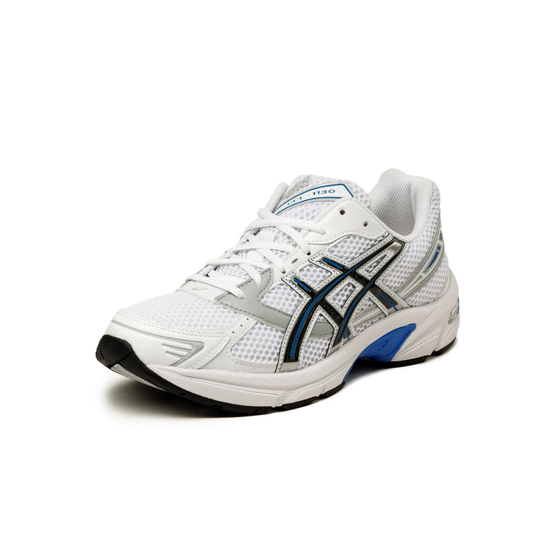 White blue asics running shoes outlet