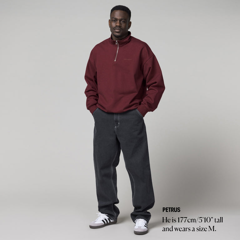 Asphaltgold Essential Half Zip Sweater