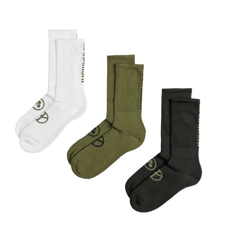 Maharishi Miltype Peace Sports Socks 3 Pack – buy now at Asphaltgold ...