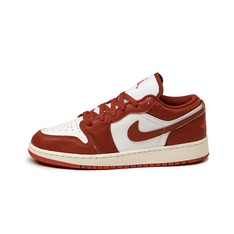 c81d6df82cccb1619ad16ba349d2a19ba3bc0c24 FJ3465 160 Nike Air Jordan 1 Low SE GS White Dune Red Lobster Sail os 1 768x768