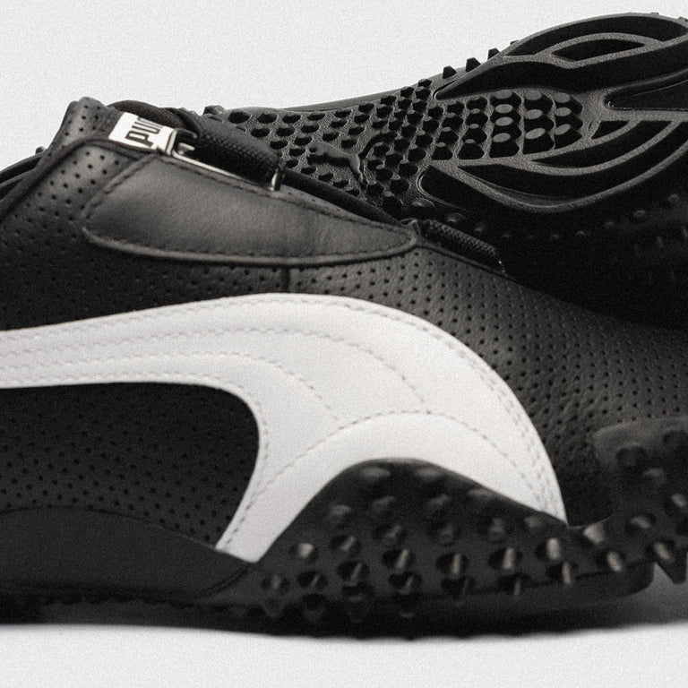 Puma mostro perforated leather shoes sale